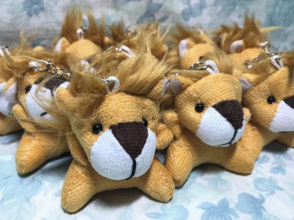Lembrancinha Mini Pelúcia Leão 15 Unidades