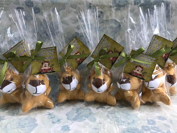 Lembrancinha Mini Pelúcia Leão Rei 20 Unidades