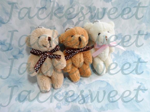 Mini Urso Articulado filhote 8 cm