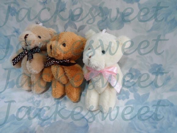 Mini Urso Articulado filhote 8 cm