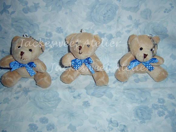 Mini Urso DENGO GRAVATA AZUL BL BRANCA