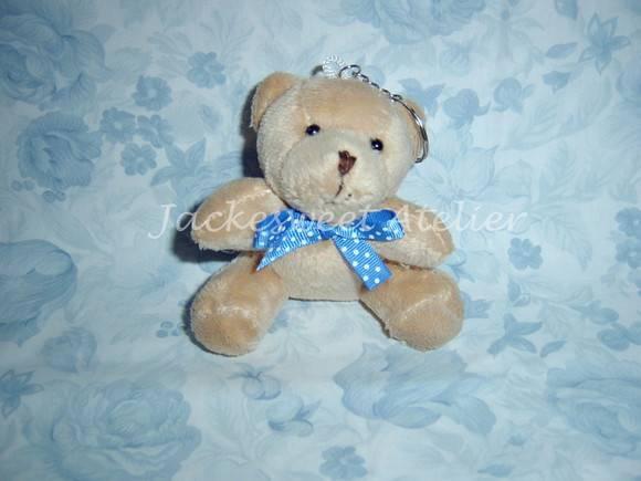 Mini Urso DENGO GRAVATA AZUL BL BRANCA