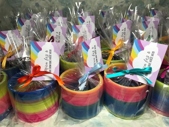Mola maluca arco-íris personalizada