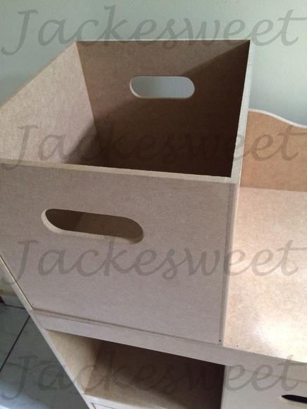 Organizador 6 Gavetas/Caixa Mdf CRU
