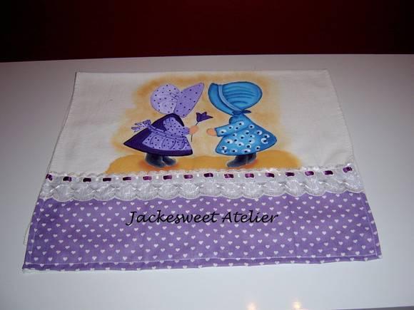 Pano de prato Sunbonnet