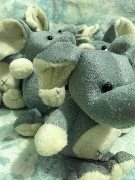 Pelúcia Elefante Chaveiro 10 Unidades