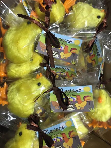 Pintinho Amarelinho de Corda 25 Unidades