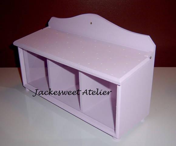 Porta suco lilas com vidro