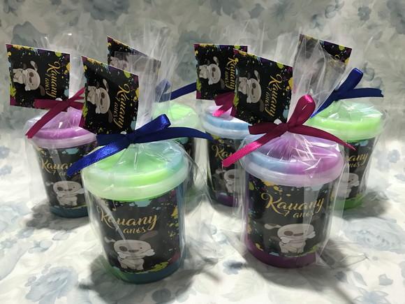 Slime Personalizado Cachorrinho 24 Unidades