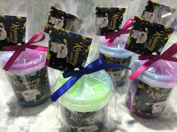 Slime Personalizado Cachorrinho 24 Unidades