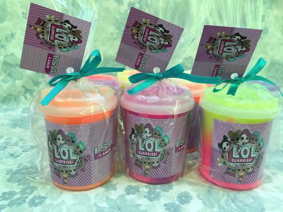 Slime Personalizado l o l 24 Unidades