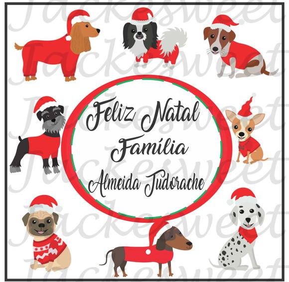 TAG Cachorrinho Natalino