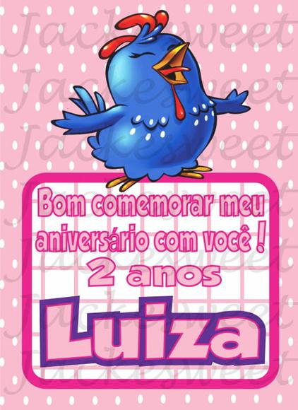 Tag Galinha Pintadinha 06