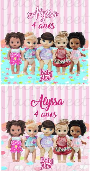 TAG PERSONALIZADO BABY ALIVE