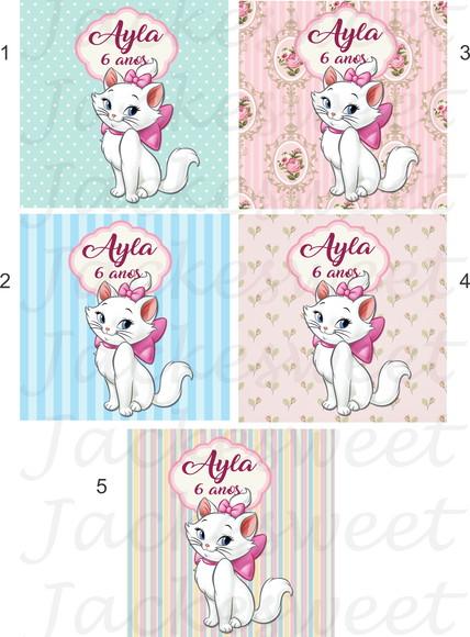 TAG PERSONALIZADO GATINHA MARIE