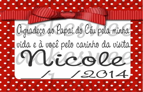 Tag Vermelho Poá
