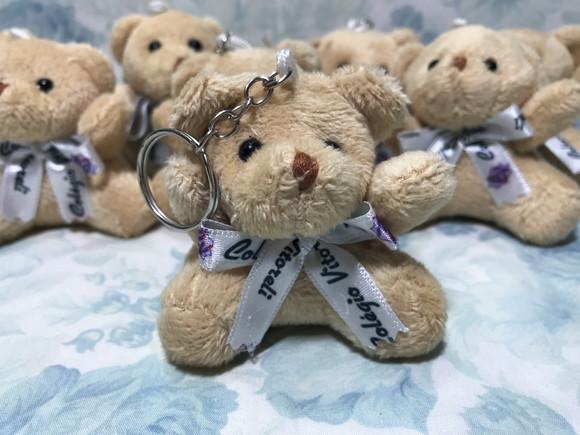 Ursinho Fofo Marrom 6cm Fitinha Personalizada