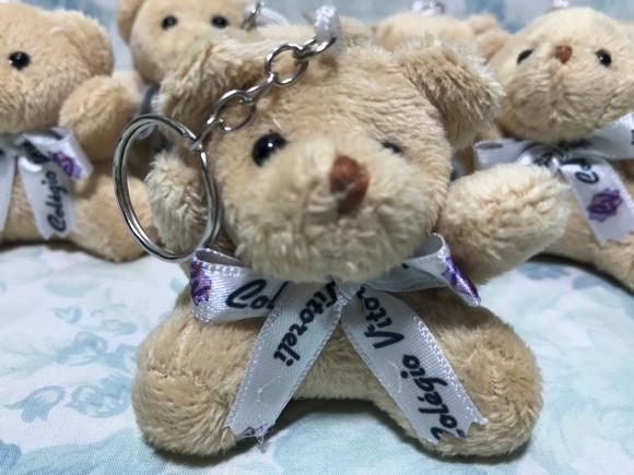 Ursinho Fofo Marrom 6cm Fitinha Personalizada