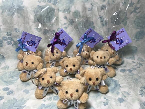 Ursinho Fofo Marrom 6cm Fitinha Personalizada