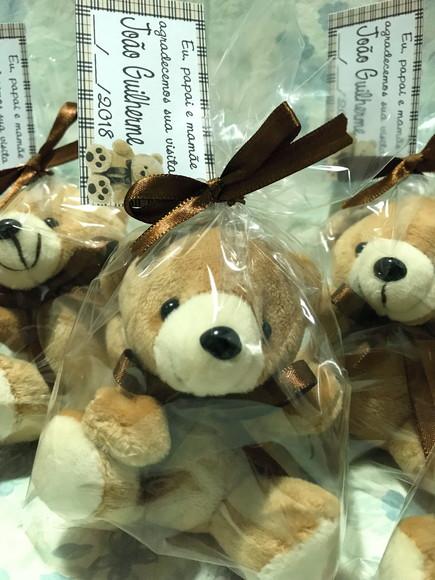 Ursinho Teddy Gravata Marrom 30 Unidades