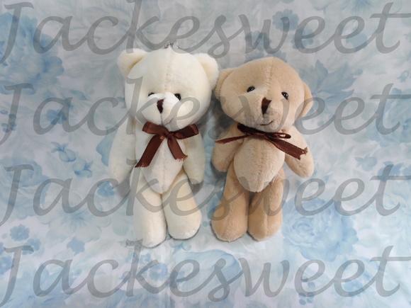 Urso Articulado Marrom 13cm 26unid