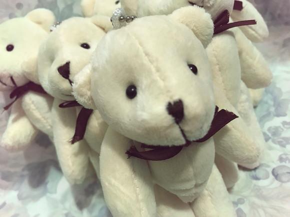 Urso Articulado Marrom 13cm 26unid