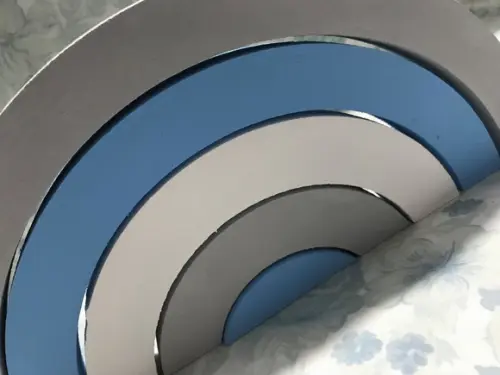 Arco-íris MDF azul/cinza/branco