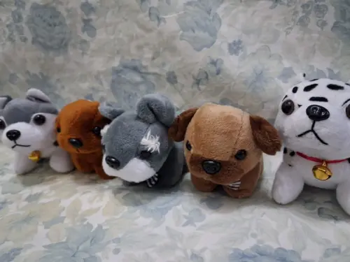 Cachorrinho de Pelúcia Chaveiro Lembrancinha 15 Unidades