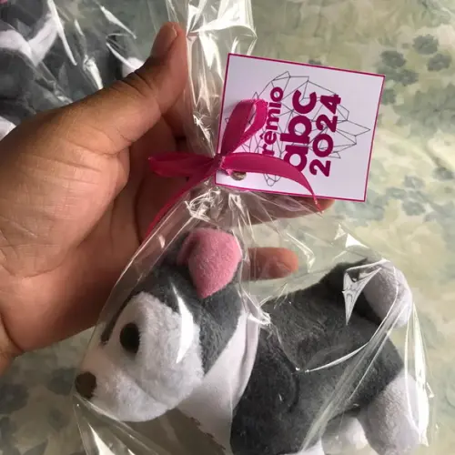 Cachorrinho Husky com Bandana Personalizado 25unid