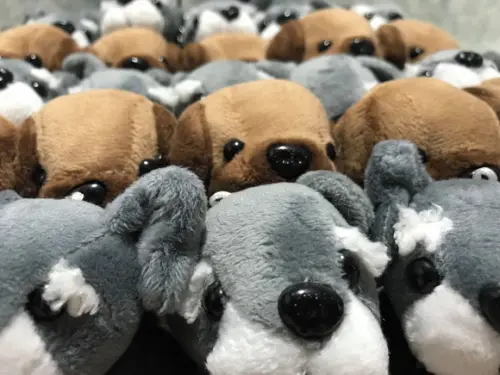 Cachorro em Pelúcia Chaveiro