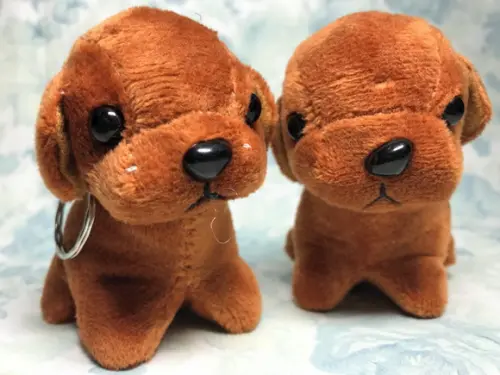 Cachorro em Pelúcia Chaveiro 20 Unid Marrom Fs