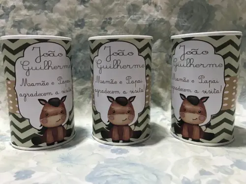 Cavalinhos em Pelúcia Chaveiro + Cofrinho 20 Unidades