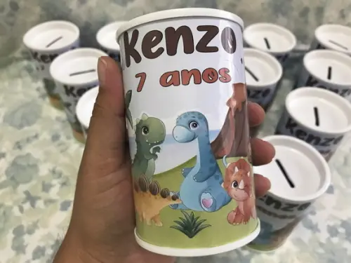 Cofrinhos Personalizados Dinossauro Mod05 20 Unidades