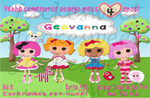 Convite - Lalaloopsy