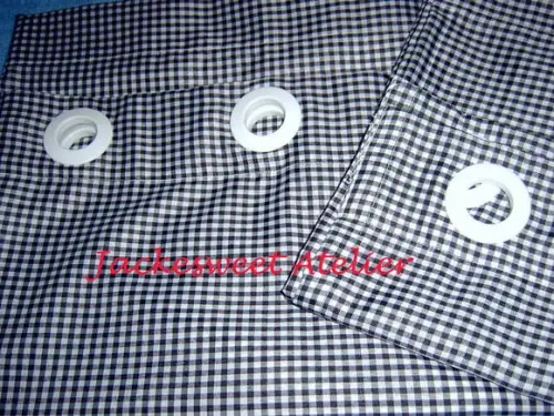 Cortina Xadrez Preta