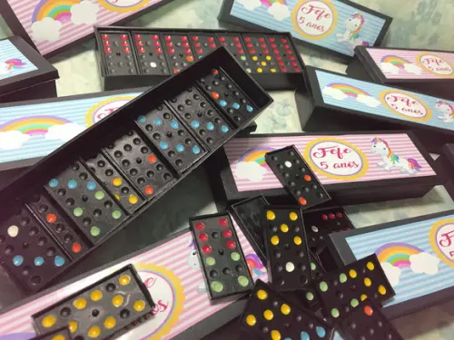 Domino personalizado Unicórnio 02