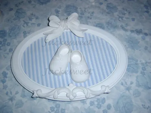 Enfeite de Porta de Maternidade - Oval
