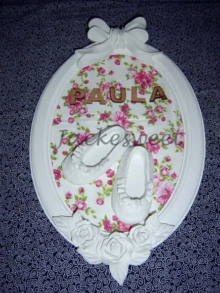 Enfeite de Porta de Maternidade - Oval