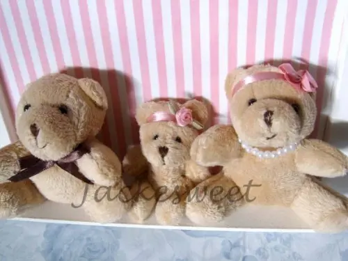 Enfeite Porta Maternidade FAMÍLIA URSO 3