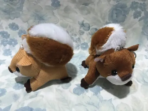 Esquilo em Pelúcia Chaveiro Kit 15unid