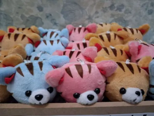 Gatinho em Pelúcia 40unid com Bandeja Personalizada