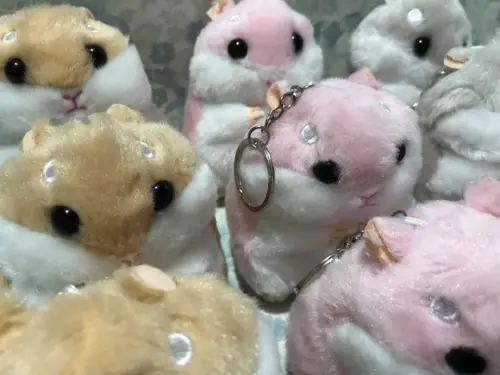 Hamster em Pelúcia Chaveiro 25 Unid