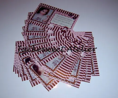 Ímã Fotográfico Lembrança Rosa e Marrom