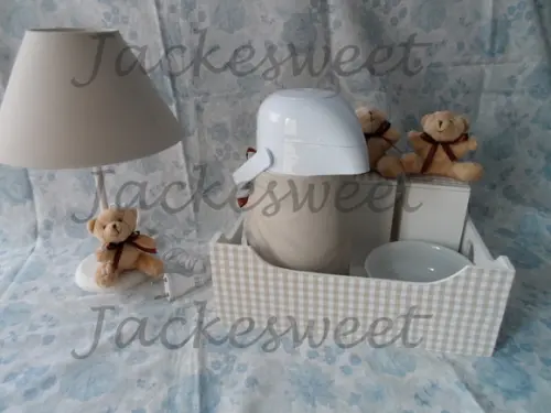 Kit Bebê Xadrez Provençal 6 Peças