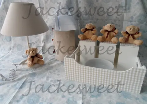 Kit Bebê Xadrez Provençal 7 Peças