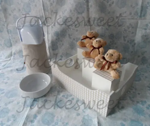 Kit Bebê Xadrez Provençal 6 Peças