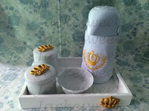 Kit Higiene Porcelana Realeza