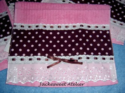 Kit Toalhas coleção ROSA E MARROM