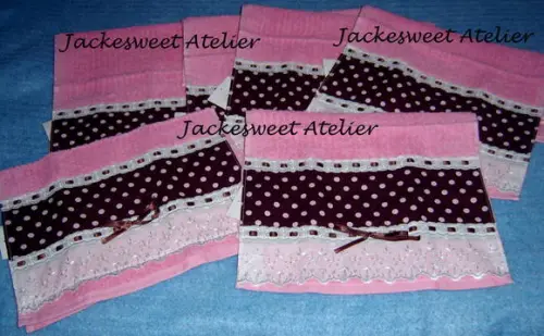 Kit Toalhas coleção ROSA E MARROM