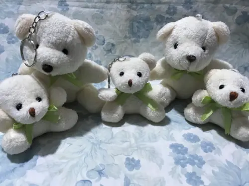 Kit Ursinhos Pequenino Creme e Urso Fofinho Creme